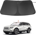 Windshield Sun Shade Custom Fit for 2020-2024 2025 2026 Lincoln Aviator Accessories Foldable Window Sunshade Sun Blocker Protect Car from Sun Rays & Heat Damage Keeps Car Cooler