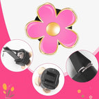 Acantha Car Air Freshener Decorations Vent Clips 6-Pack Daisy Flower Auto Accessories Lavender Women Car Decor Air Conditioning Outlet Clip - Pink Purple White