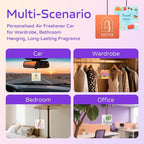 HINFKA 10-1000 Pcs Custom Air Fresheners with Picture – Personalized Double-Sided Photo or Logo Bulk Air Freshener, Customized Gifts for Corporate and Business Branding