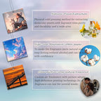 Custom Air Fresheners with Picture-Personalized Air Freshener for Car-Hanging Air Freshener for Wardrobe,Bathroom,Livingroom (Heart 5pcs)