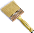 4 Inch Wide Paint Brush Soft Thick Household Bristle Utility Staining Brushes for Deck Railing Fence Siding Interior Exterior Painting, Dusting, Masonry, Wood Stain Block Brush by Magimate
