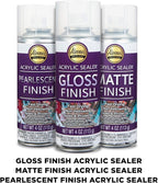 Aleene's Acrylic Spray Sealer Finish Varitey Pack 4 oz. 3 Pack - Gloss, Matte, Pearlescent