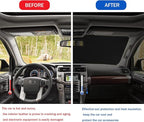 Custom Fit Windshield Sunshade for 4Runner 2010-2025 | 5th Gen SUV Sun Shield | Max UV Blocking & Heat Reduction | Foldable Sunshade for SR5, Trail, Limited Trims | Easy to Install
