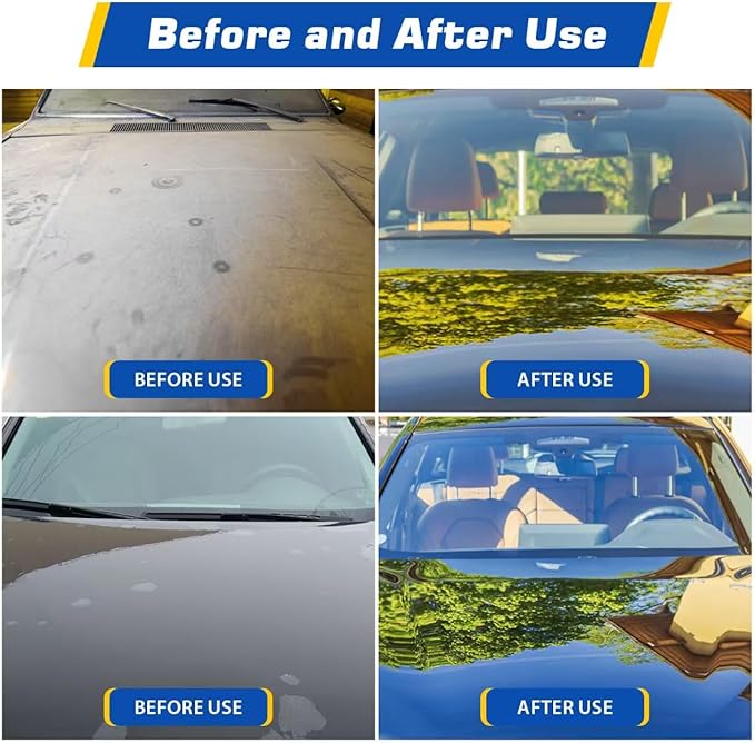 Car Coating Spray, 17.6 oz Quick Effect Coating Agent, Oil Film Emulsion Glass Cleaner, Polish Spray Waterless Wash Wax, Spray Wax Polish for Car Scratches(1PC+Sponge+Cloth)