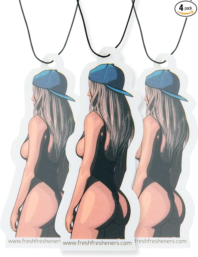Funny Naughty Unique Car Air Fresheners Scented With Premium Oils By Fresh Fresheners (Americana)