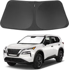 Windshield Sun Shade Fit for 2021 2022 2023 2024 2025 2026 Nissan Rogue 3rd Gen.Accessories(Not for Rogue Sport) Foldable Sunshade Shield Protector