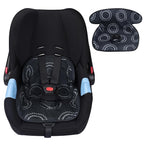 Piddle Pad, Car Seat Potty Training Protector, Baby Waterproof Car Seat Cover with Anti-Slip Backing, Machine Washable Liner for Toddler Carseat, Stroller (Black)