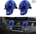 Skull Car Air Fresheners Cute Cool Funny Air Conditioning Vent Perfume Diffuser Decoration Interior Car Accessories 2 pcs