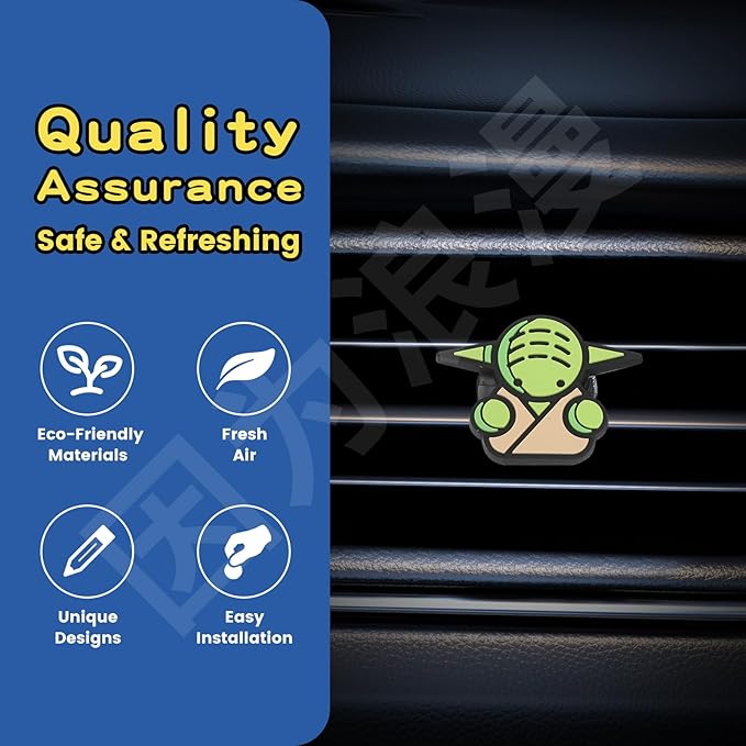 Air Vent Decoration - Cute Super Hero Decorative Vent Clip for Cars, Bedroom or Office (Starwar Pack)