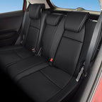 AOMSAZTO Custom Fit Seat Covers for Honda HR-V 2019 2020 2021 2022 EX, Sport, EX-L,Touring Full Set Faux Leather Black