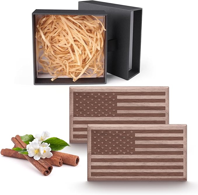 Car Air Freshener Small Wooden Diffuser New Smell Set Car Odor Eliminator
