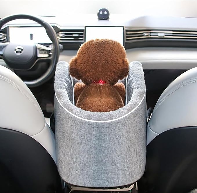 Cat for Car Console Puppies Carry Bag Outdoor Travel Shoulder Sightseeing Tote Safety Strap Pet Car Bed Dogs