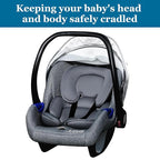 Innokids Head and Body Support Pillow Infant Car Seat Insert for Newborn to Toddler Stroller Cushion (Grey)
