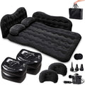 Zento Deals Inflatable Air Mattress for Car - Portable Travel Bed with Pillows for Camping, Sleeping Outdoors - Universal for SUV, Truck and RV Back Seat (Pack 1)