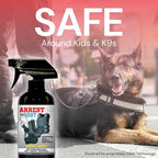 Arrest My Vest Military Grade Odor Eliminating Spray for Body Armor, Tactical Gear, and K9 Equipment. Safe on All Ballistic Vests, Fabrics, & Police Gear - Night Shift Fragrance - 1 Gallon Bottle