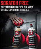 Adam's Polishes Premium Car Interior Applicators Leather Conditioner Foam Applicator for Car Detailing, Car Seats, Boots, Furniture & More | Apply After Leather Cleaner & Interior Car Cleaning