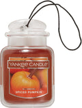 Yankee Candle Car Jar Ultimate, Spiced Pumpkin, 0.96 OZ