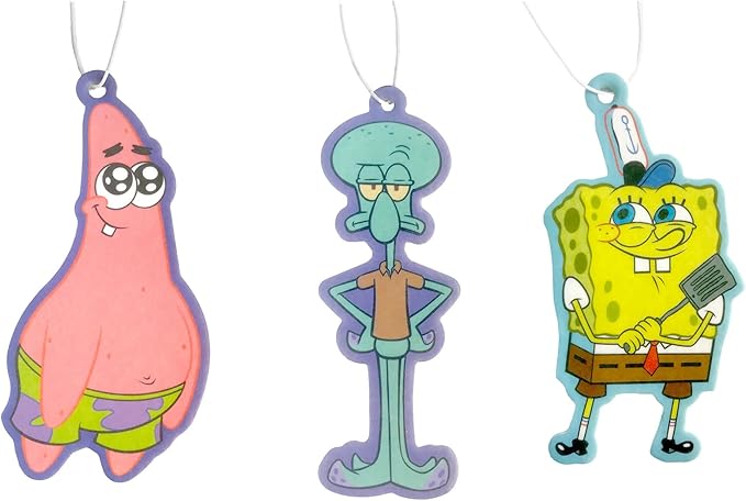 SpongeBob SquarePants Patrick and Squidward Air Freshener 3-Pack