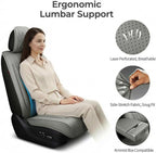 Fit RLX Car Seat Covers for Acura RLX 2013-2020 - Premium Leather, Waterproof, All-Weather, Airbag Compatible, Anti-Slip, Breathable, Easy Install, Seat Protectors, Full Set, Gray