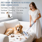 Pet Hair Remover 4 in 1, Pet Hair Remover Brush for Furniture, with Carpet Rake and Lint Rollers Use for Couch, Carpet, Furniture, Bedding, Car Interior Cleaning