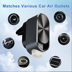Smart Car Air Freshener Diffuser - Automatic Car Diffuser with Three Adjustable Modes, Includes 6PCS Essential Oil Refill, Car Diffusers for Essential Oils