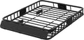 51"X 36"x 5" Universal Roof Rack Basket,Heavy Duty Weather Resistant Top Mount Cargo Rack, Luggage & Camping Gear Storage for Car, Truck or SUV Transport