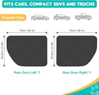 Dog Car Door Protector, 2 Pack Oversized Thickened Door Protectors for Dogs and Pets, Scratch-Resistant, Waterproof, Stain-Resistant Door Covers for Car/SUV/Truck, Universal Size