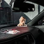 PumpCar 2 pieces Dwanye "The Rock" Johnson double-sided hanging vanilla-scented car air freshener Cool for rearview mirror Car Interior Accessories Household Gifts