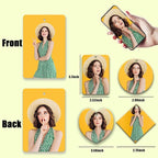 3Pcs Custom Air Freshener with Picture - Photo Air Freshener for Car, Double-sided Customized Photo/Logo Air Freshener, Car Scents Air Freshener - Unique Customizable Gifts