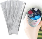 YOUSHARES Insulin Vials Protective Bag - Aluminum Foil Insulated Sleeves Compatible with Diabetic Pens & Peptide Vial, Medicine Organizer Protector for Diabetes Cooler Bottle Travel Case