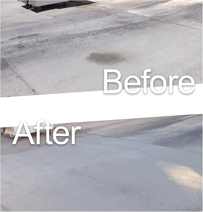 ACT Asphalt Cleaner – Eco-Friendly Dry Powder Oil Stain Remover for Driveways, Parking Lots & Roadways | HOA Approved | Bioremediation Formula | Safe around Pets | 8oz