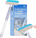 Cat and Dog Hair Remover for Couch & Furniture, Better Than Lint Rollers for Pet Hair, Reusable, Washable Fur Cleaner for Carpets, Clothing, Bedding, Portable Multi-Surface Tool for Home & Car