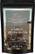 Lapew Butt Naked Carpet Deodorizer Powder - Pet Safe Freshener for Vacuuming | Scented Odor Eliminator for Home | 16 oz