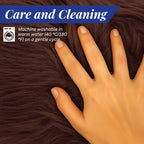 Andalus Brands Pure Australian Sheepskin Fluffy Car Center Console Cover, Luxurious Non-Shedding Furry Arm Rest Cover for Car, Versatile for All Seasons, Mocha - (11.47" X 6.3")