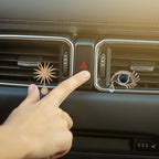 2 PCS Car Air Vent Clip Accessory, Air Vent Decor Charm, Car Interior Accessories Air Freshener (NO REFILL PADS) for Women, Egyptian Myth Sun God Evil Eye Air Conditioner Outlet Decoration