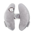 Baby Travel Pillow, Adjustable Head Neck Pillow for Infant Car Seat, Stroller Headrest Pillow for Infants, Banana Travel Headrest Pillow, Comfortble Toddler Neck Pillows for Pushchair, Gray