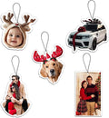 Custom Air Fresheners with Picture - Personalized Air Freshener for Car with Funny Face - Customized Photo Hanging Car Air Freshener - Personalized Cute Deco Gifts for Car Home