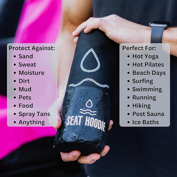 Car Seat Towel | Premium Microfiber Towel Seat Covers for Cars | Universal Fit & Machine Washable | Portable Car Seat Towel Cover After Gym, Yoga, Beach Coastal Blue