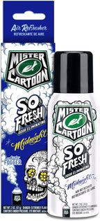 Turtle Wax X Mister Cartoon 54229 So Fresh Odor Eliminating Fogger Car Air Freshener, Long Lasting Scent, For Car and Home, 2 oz. (Pack of 1), Midnight Fragrance