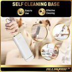 Lint Brush, Pet Hair Remover, Lint Remover for Clothes, Sofa, Carpets, Car Seats. Cat Hair Remover. Dog Hair Remover Laundry. Double-Sided. Reusable. Self-Cleaning Base. ALLISTAR (Snow Peak White)