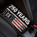 Dreaweet 250 Years American Flag Car Center Console Cover Patriotic Car Accessories Arm Rest Cover Middle Console Cushion Pad Anti-Scratch Universal Armrest Storage Box Mat