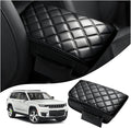 Autorder Center Console Cover for 2011-2019 2020 2021 Jeep Grand Cherokee Accessories Armrest Cover Anti-Scratch Middle Console Pad Leather Armrest Protector