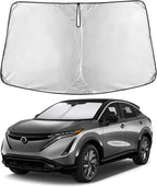 EcoNour Windshield Sunshade Compatible for Nissan Ariya 2023 2024 2025, Sun Visor for Front Windshield & Window Sun Shade Cover, UV Heat Blocker & Protector, Car Accessories