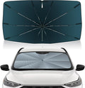Autorder Windshield Sun Shade Umbrella for 2020-2025 Ford Escape Accessories,Upgraded Ice Crystal Material,Easy Setup Umbrella Sunshade for Car Windshield,100% Sun Blocking