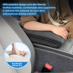 2019-2026 XC40 Center Console Cover for Volvo XC40 (Core/Plus/Ultra/Ultimate/Momentum/R-Design/Inscription), Cushion &Comfy Leather Armrest Cover 2023 2024 2025 XC40 Accessories (Padded)