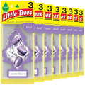 LITTLE TREES Car Air Freshener | Hanging Tree Provides Long Lasting Scent for Auto and Home | 24 Air Fresheners |Lavender Macaron