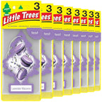 LITTLE TREES Car Air Freshener | Hanging Tree Provides Long Lasting Scent for Auto and Home | 24 Air Fresheners |Lavender Macaron