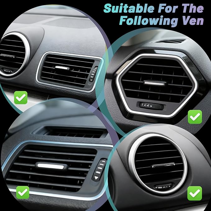 5 PCS Chicken Car Decor,shiny Rooster Air Freshener Vent ClipsCar Accessories Decoration for ，Reusable Essential Oil Diffuser,Universal for Most Cars (Chicken)
