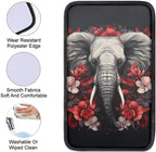 Dreaweet Car Armrest Cover Pad Center Console Cover Black,Elephant Car Accessories for Women,Soft Armrest Cover for Car Center Console for Cars Trucks SUV Sedan
