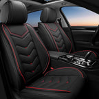 Car Seat Covers Fit for Toyota rav4 2000-2026, Stylish Sport Seat Covers, Waterproof Wear-Resistant Premium Nappa Leather Car Seat Cover.(2 Pcs Front/Black)
